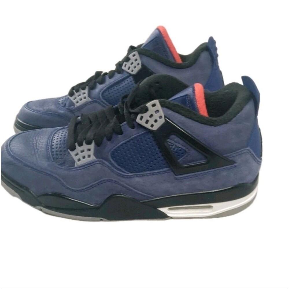 Jordan 4 Retro Shoes Men's Size 8.5 Sneakers Winterized Loyal Blue